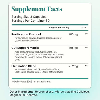 Elimipure Intestinal Wellness Support Supplement